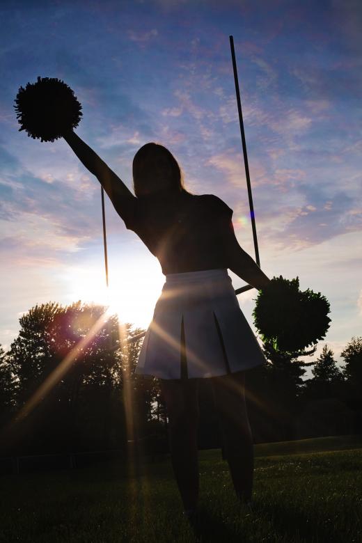 Free stock image of Cheerleader Practicing created by Pixabay