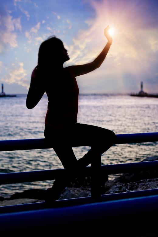 Free stock image of Girl on the Beach created by Pixabay