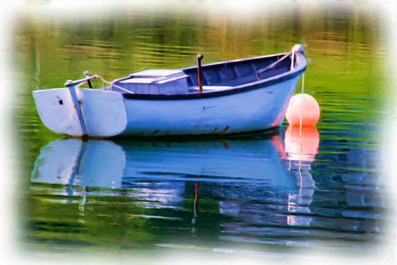Free stock image of Old Boat - Oil Painting created by Geoffrey Whiteway
