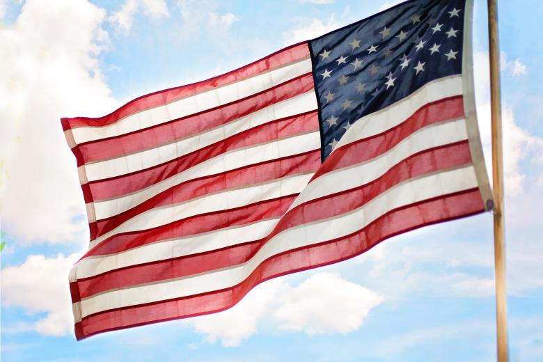 Free stock image of American Flag created by Pixabay
