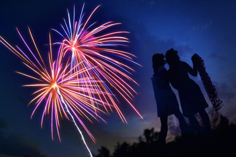 Free stock image of Fireworks created by Pixabay