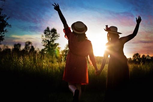 Girls Hanging Out - Free Stock Photo
