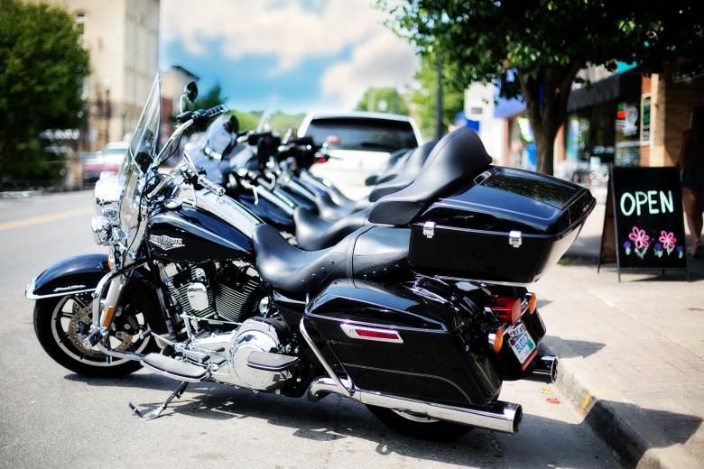 Free stock image of Harley Davidson created by Pixabay