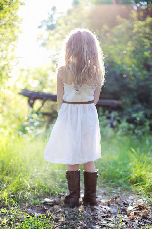 Free stock image of Little Girl in Summer created by Pixabay