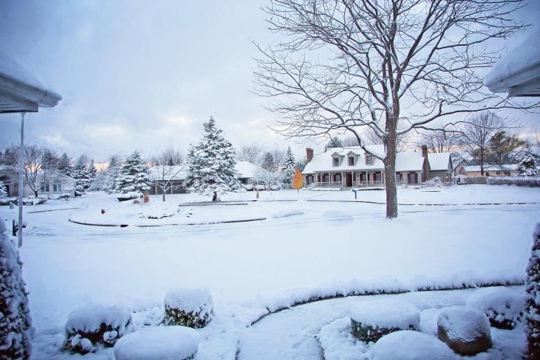 Free stock image of Snowy Neighbourhood created by Pixabay