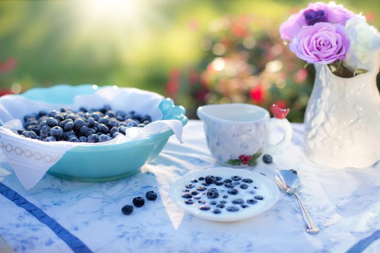 Free stock image of Fresh Blueberries created by Pixabay