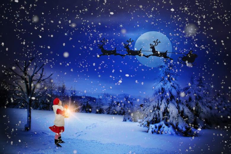 Free stock image of Christmas Eve created by Pixabay