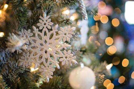 Free Stock Photo of Snowflake Xmas Decoration
