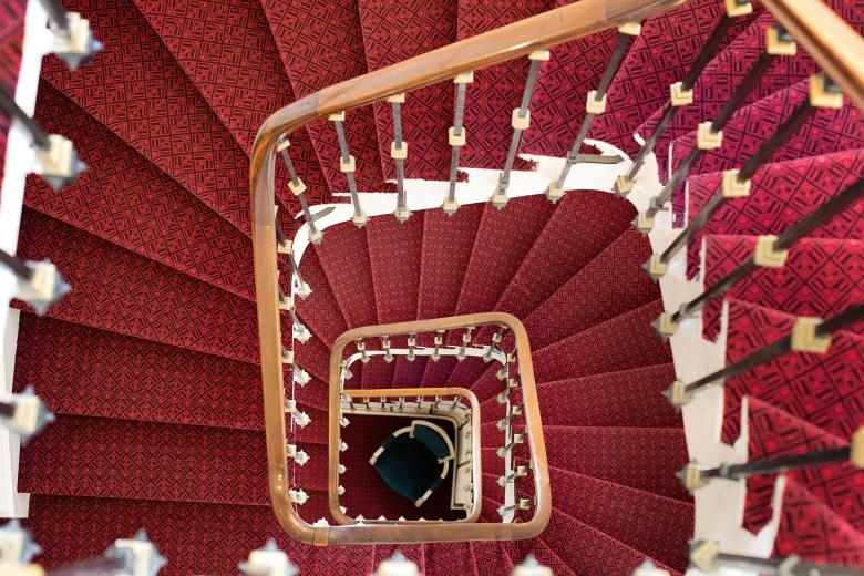 Free stock image of Winding Staircase created by Pixabay