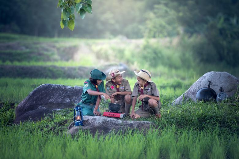 Free stock image of Kids on an Adventure created by Pixabay