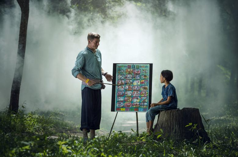 Free stock image of Teaching the Kid created by Pixabay