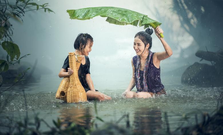Free stock image of Taking Bath in Running Water created by Pixabay