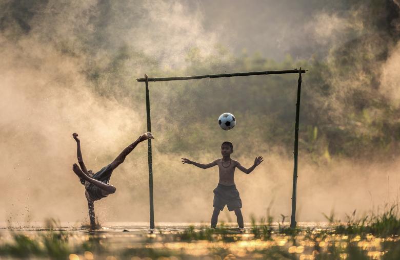 Free stock image of Bicycle Kick created by Pixabay