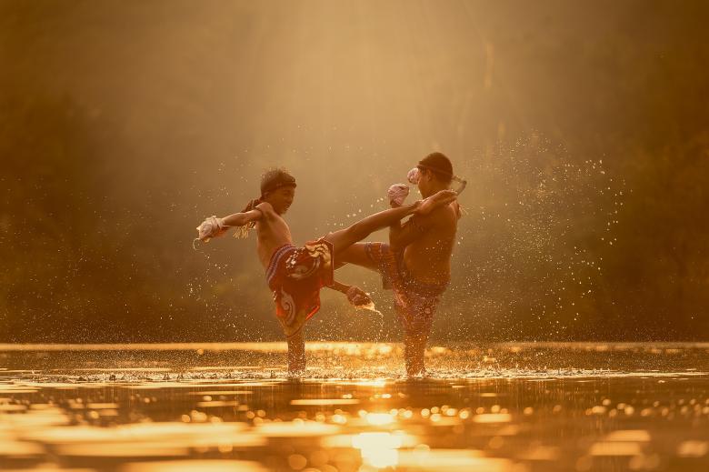 Free stock image of Muay Thai created by Pixabay