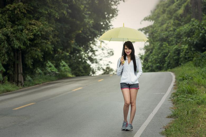 Free stock image of Walk with the Umbrella created by Pixabay