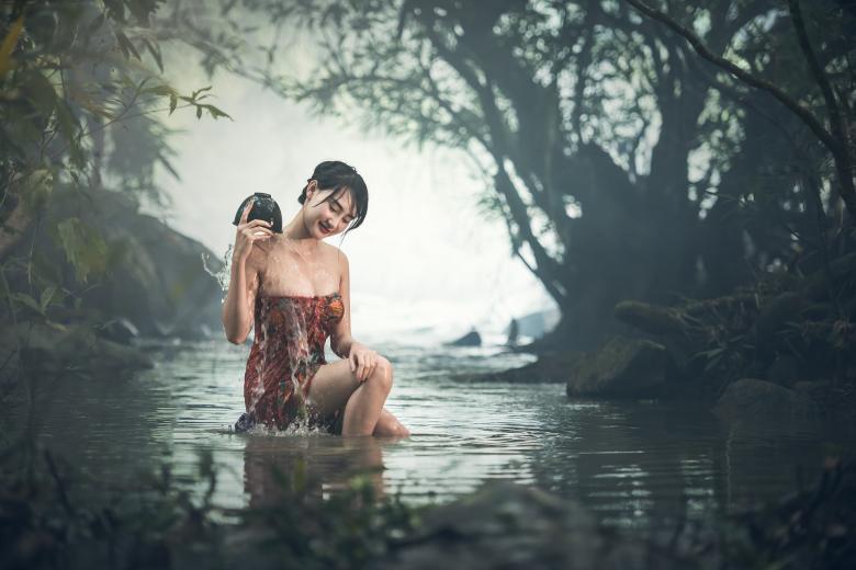 Free stock image of The Bath created by Pixabay