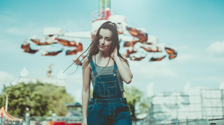 Free stock image of Beautiful Girl in the Park created by Pixabay