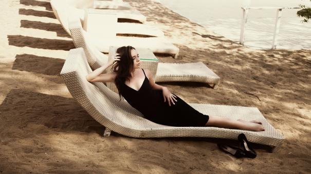 Free Stock Photo of Girl on the Beach