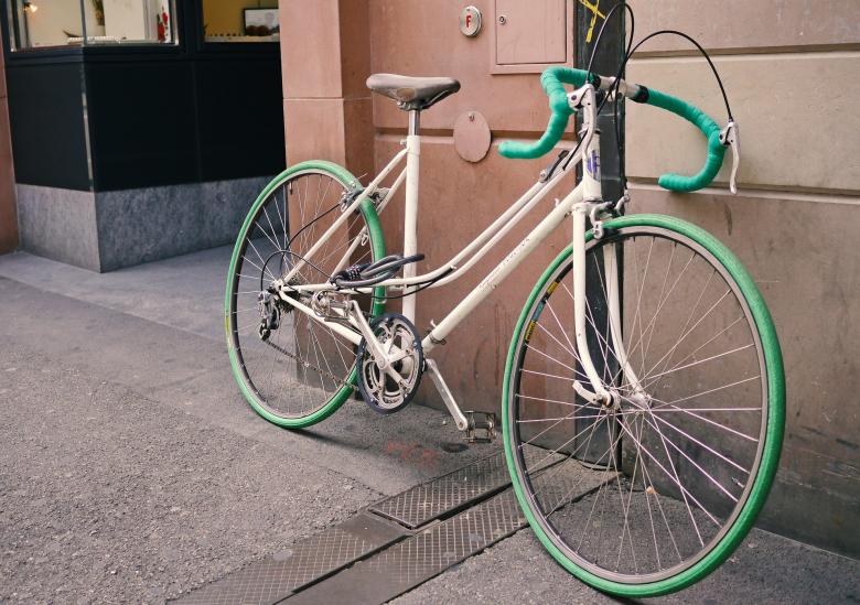 Free stock image of Parked Bike created by Pixabay