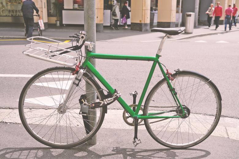 Free stock image of Parked Bike created by Pixabay