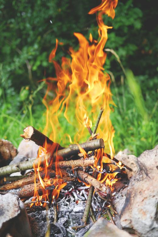 Free stock image of Burning Wood created by Pixabay