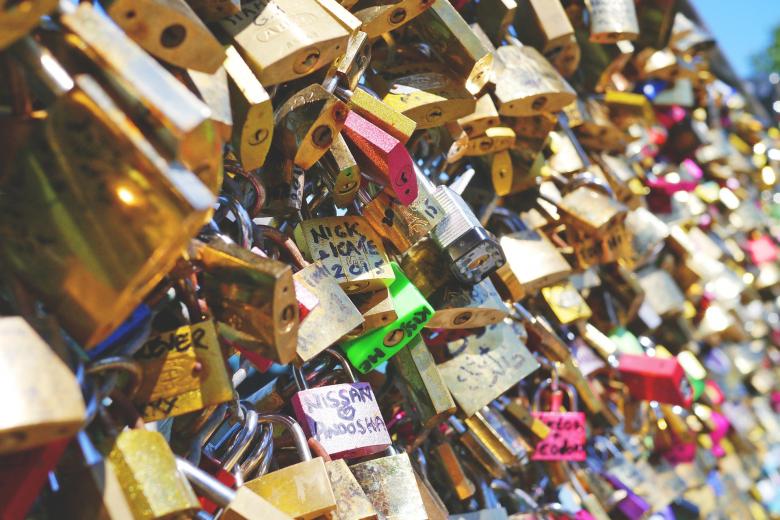 Free stock image of Love Locks created by Pixabay