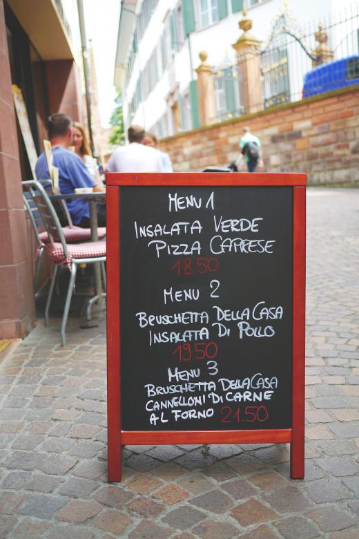 Free stock image of Restaurant Menu created by Pixabay