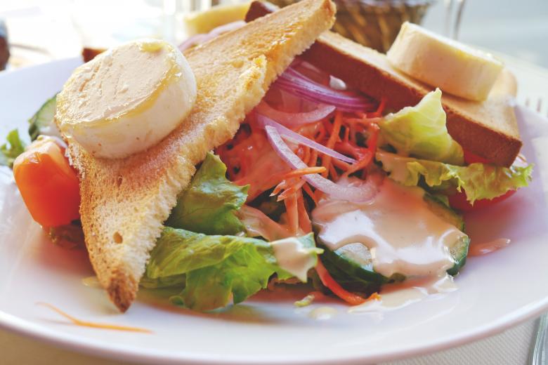 Free stock image of Salad Presentation created by Pixabay