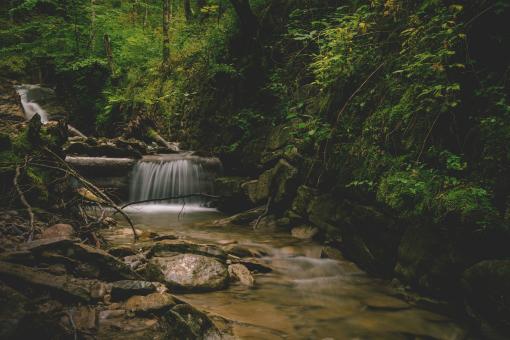 Free Stock Photo of Wild Waterfall