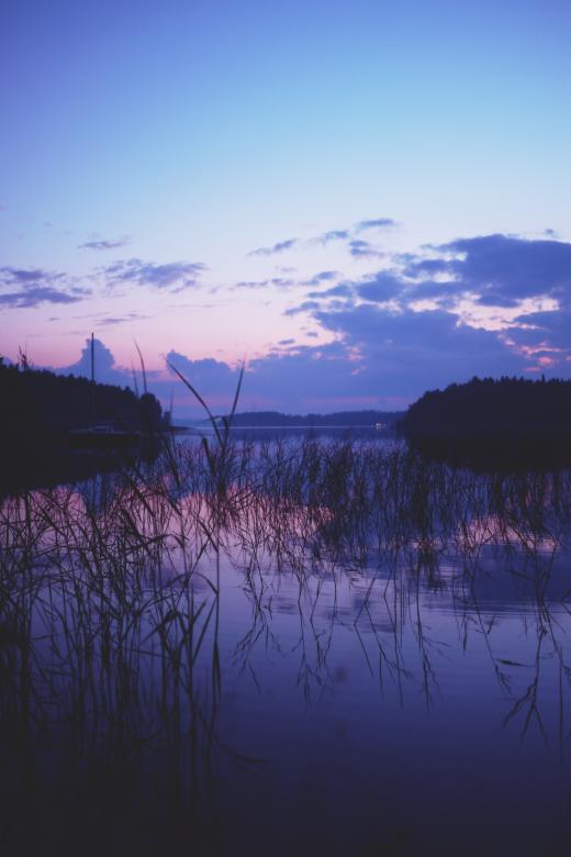 Free stock image of Lake on the Evening created by Pixabay