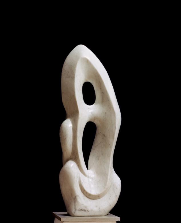 Free stock image of White Stone Art created by Shimon Drory