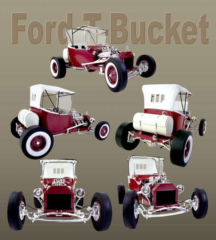 Free stock image of Ford T-Bucket created by Pixabay