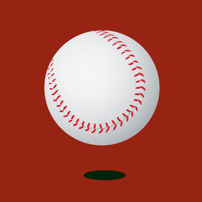 Free stock image of Baseball created by Pixabay