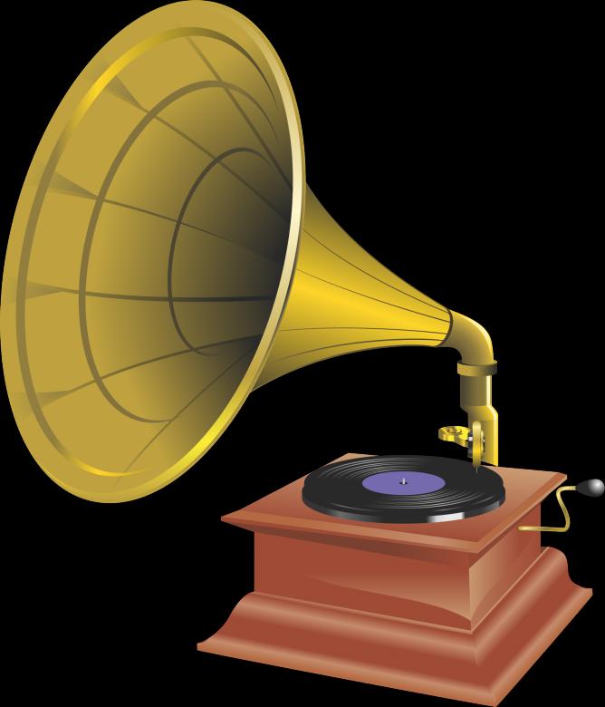 Free stock image of Graphical Gramophone created by Pixabay