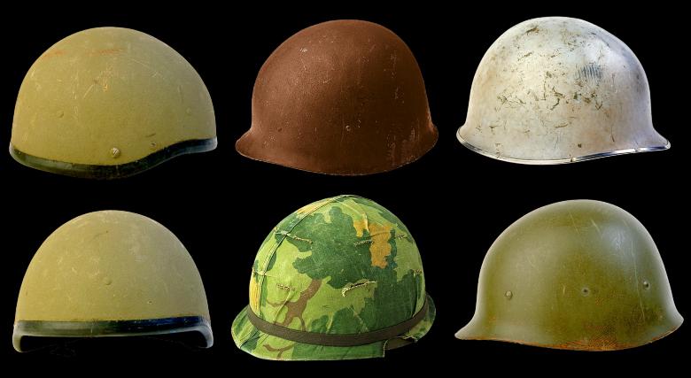 Free stock image of Military Helmets created by Pixabay