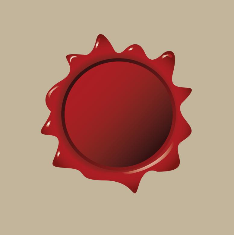 Free stock image of Red Wax Seal Illustration created by Pixabay