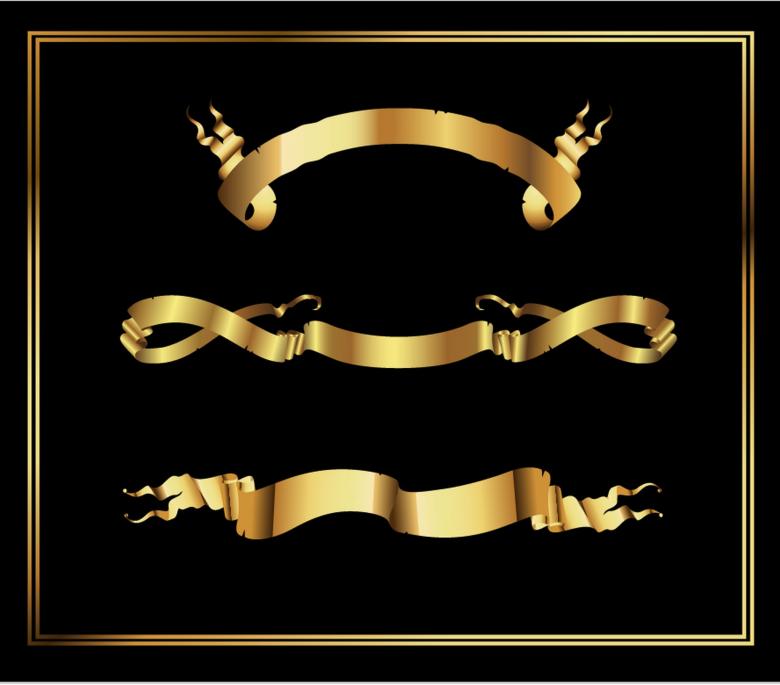 Free stock image of Gold Ribbon created by Pixabay