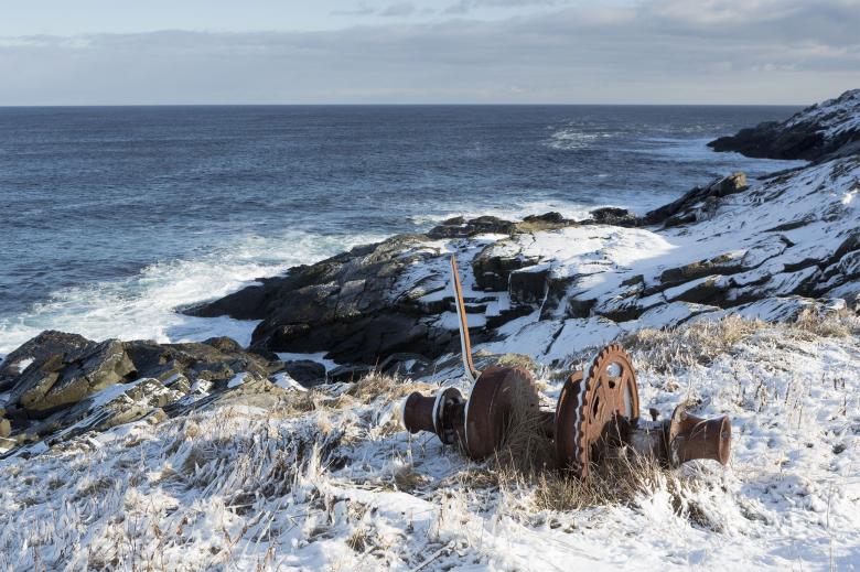 Free stock image of Old Gears and Winter Seascape created by Geoffrey Whiteway
