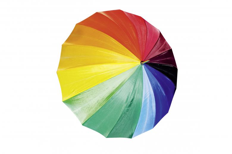 Free stock image of Colorful Umbrella created by Pixabay