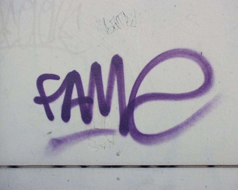Free stock image of Fame Graffiti created by Pixabay