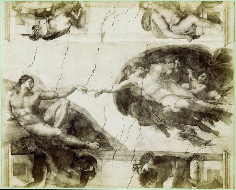 Free stock image of Michelangelo Sistine Chapel created by Pixabay
