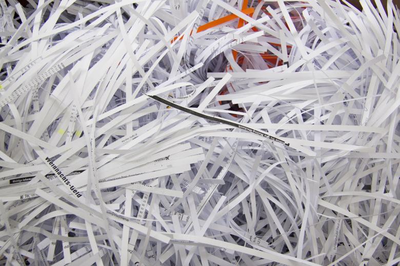 Free stock image of Shredded Paper created by Pixabay