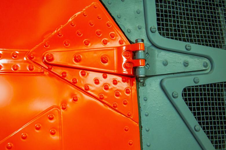 Free stock image of Riveted metal surface created by Pixabay
