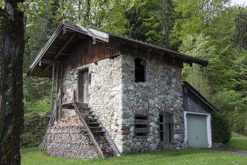 Free Stock Photo of Abandoned Stone House