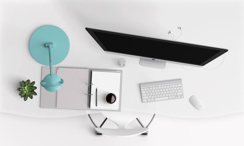 Free stock image of Beautiful Computer Table created by Pixabay