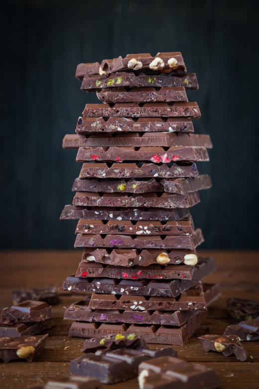 Free stock image of Chocolate Bars created by Pixabay