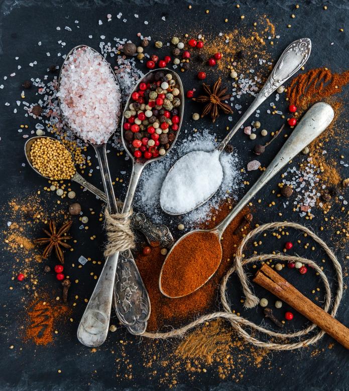 Free stock image of Spices in the Spoon created by Pixabay