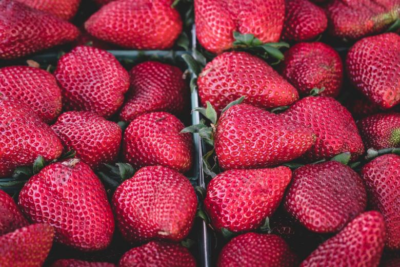 Free stock image of Fresh Strawberries created by Pixabay