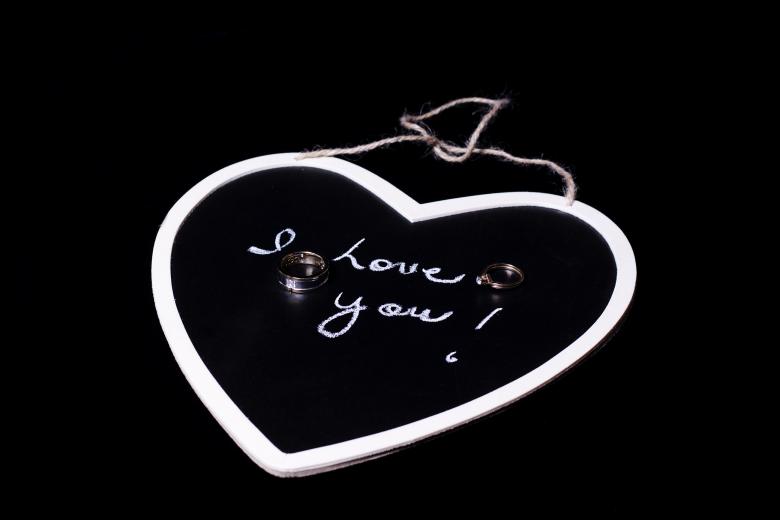 Free stock image of Romatic Text with Rings created by Geoffrey Whiteway