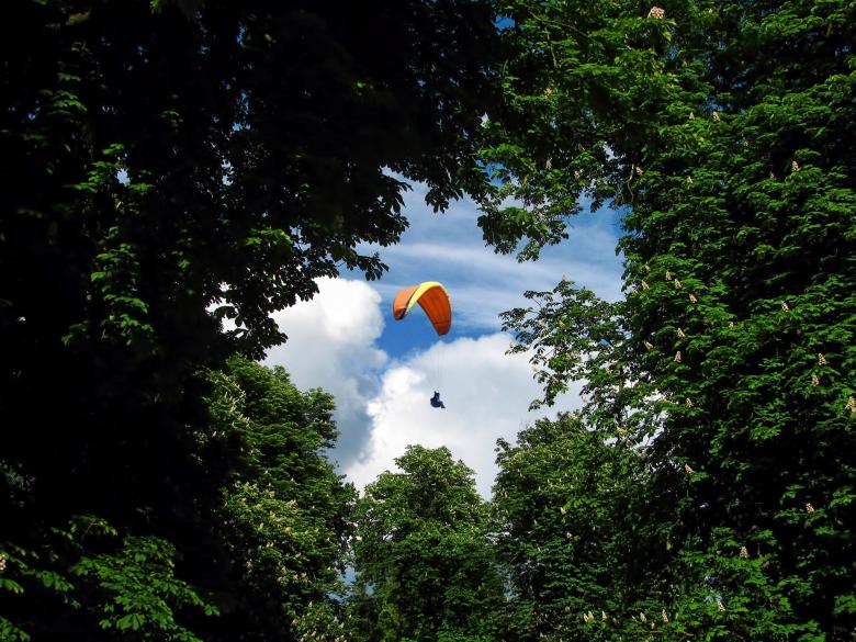 Free stock image of Paragliding created by Pixabay